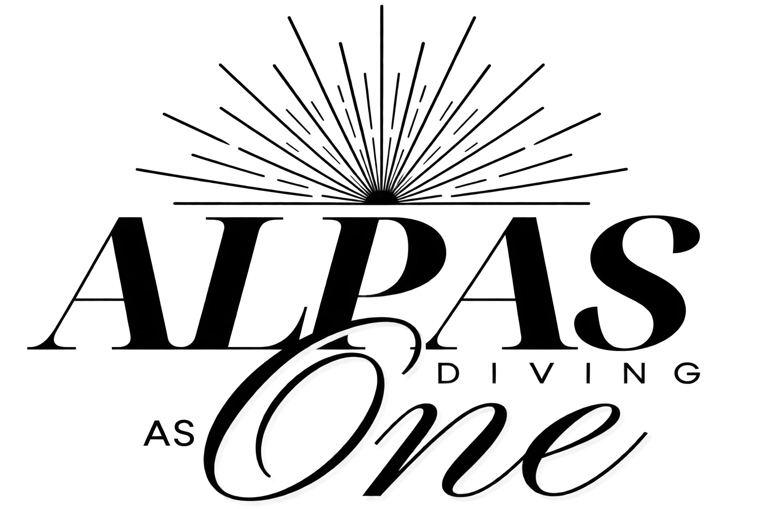 Alpas Diving — As One logo